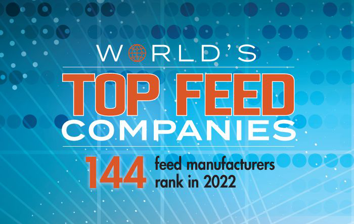Top Feed Companies: 144 global producers rank in 2022